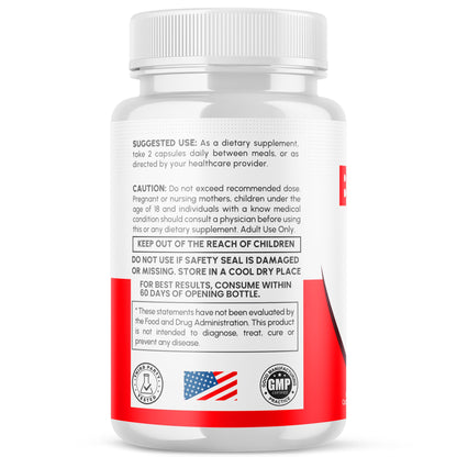 (2 Pack) BioGlyco Flow Blood Optimizer Capsules, Official BioGlyco Flow Pills with All Natural Ingredients, Advanced Health and Wellness Supplement with Maximum Strength Multivitamins (120 Capsules) MJOBuy Supplements Australia