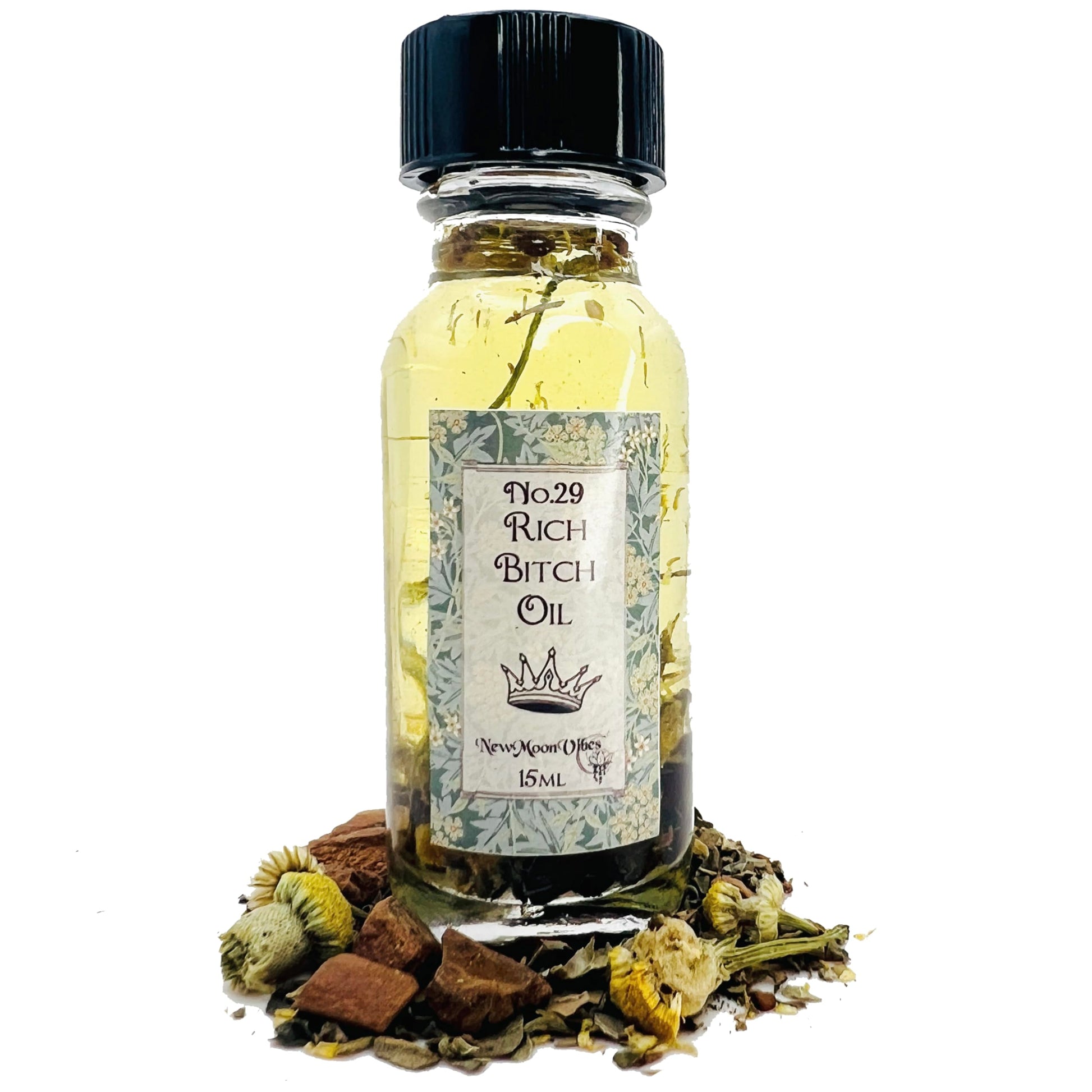 Rich Bitch Oil by New Moon Vibes - Attract Luxury Lavish Lifestyle Abundance Success Wealth