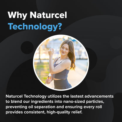 Naturcel Sport Roll-On, 2FL OZ, Topical Reliever for Aches and Pains of Muscles and Joints, Cooling, Fast Acting, Mess Free Massage Roller, Colorless NaturcelBuy Supplements Australia