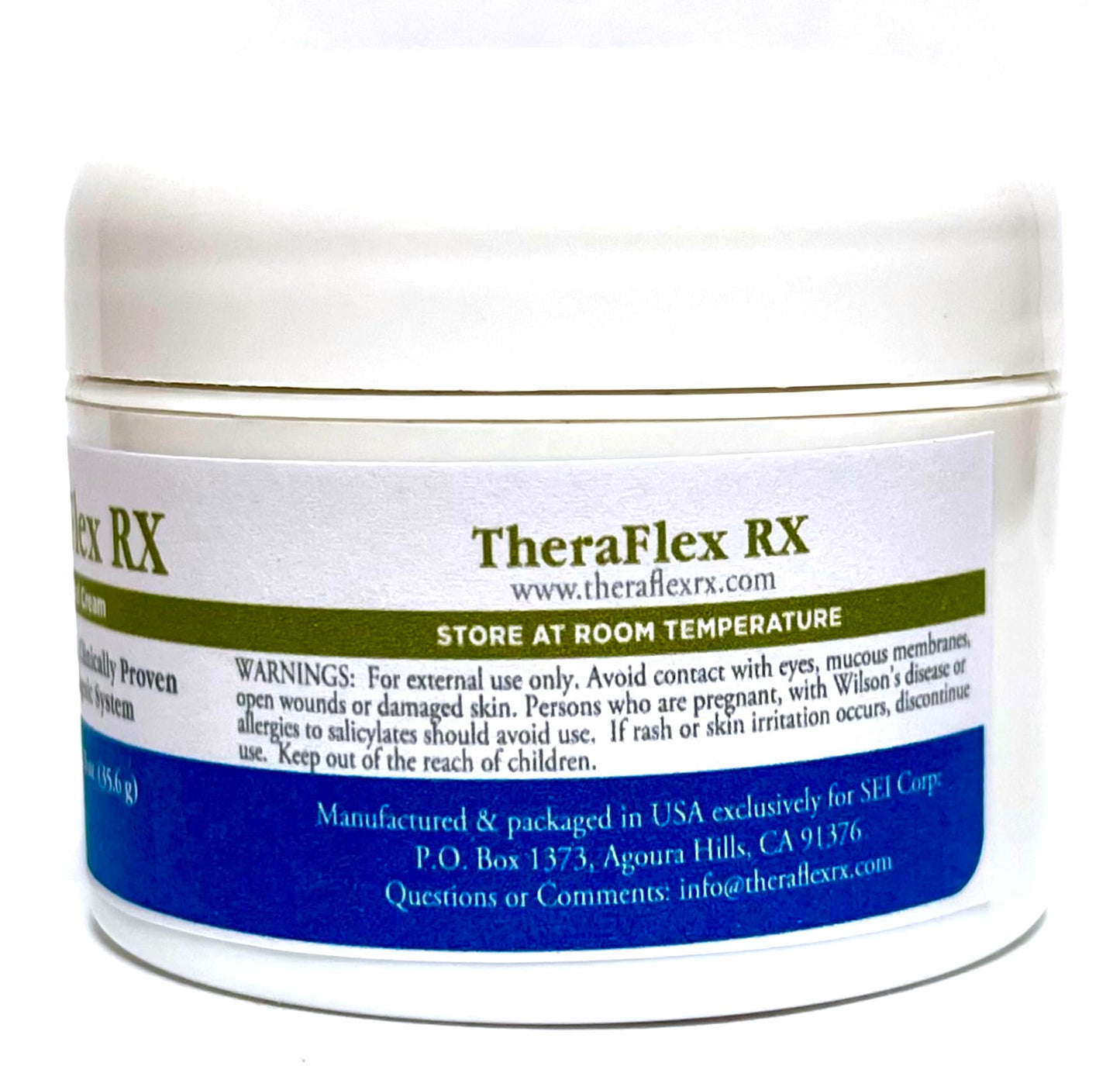 Theraflex RX® TMJ Cream (Doctor Formulated). This is a Patented Topical Cream which Provides Masseter Muscle and temporomandibular Joint Relief (TMJ) Theraflex RXBuy Supplements Australia