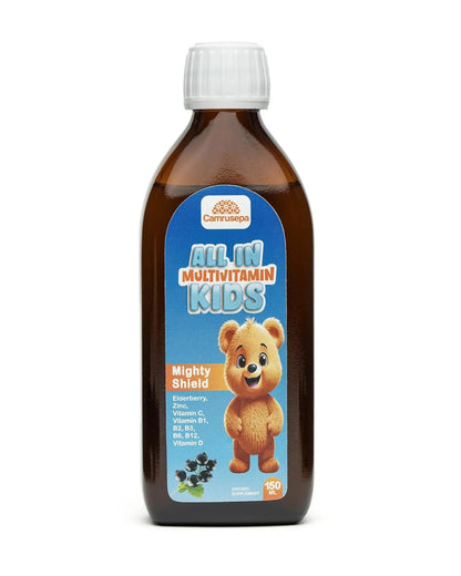 CAMRUSEPA All in Multivitamin Kids Syrup – Black Elderberry Flavored, Inositol, Zinc, Vitamin C, Daily Liquid Multivitamin CamrusepaBuy Supplements Australia