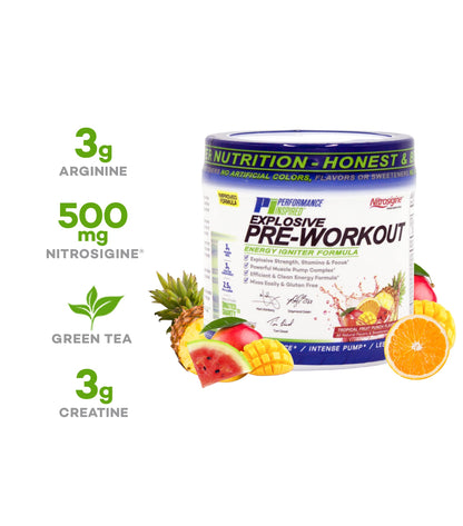 Performance Inspired Nutrition PreWorkout Powder - All Natural - G-Free & Vegan Formula PERFORMANCE INSPIREDBuy Supplements Australia