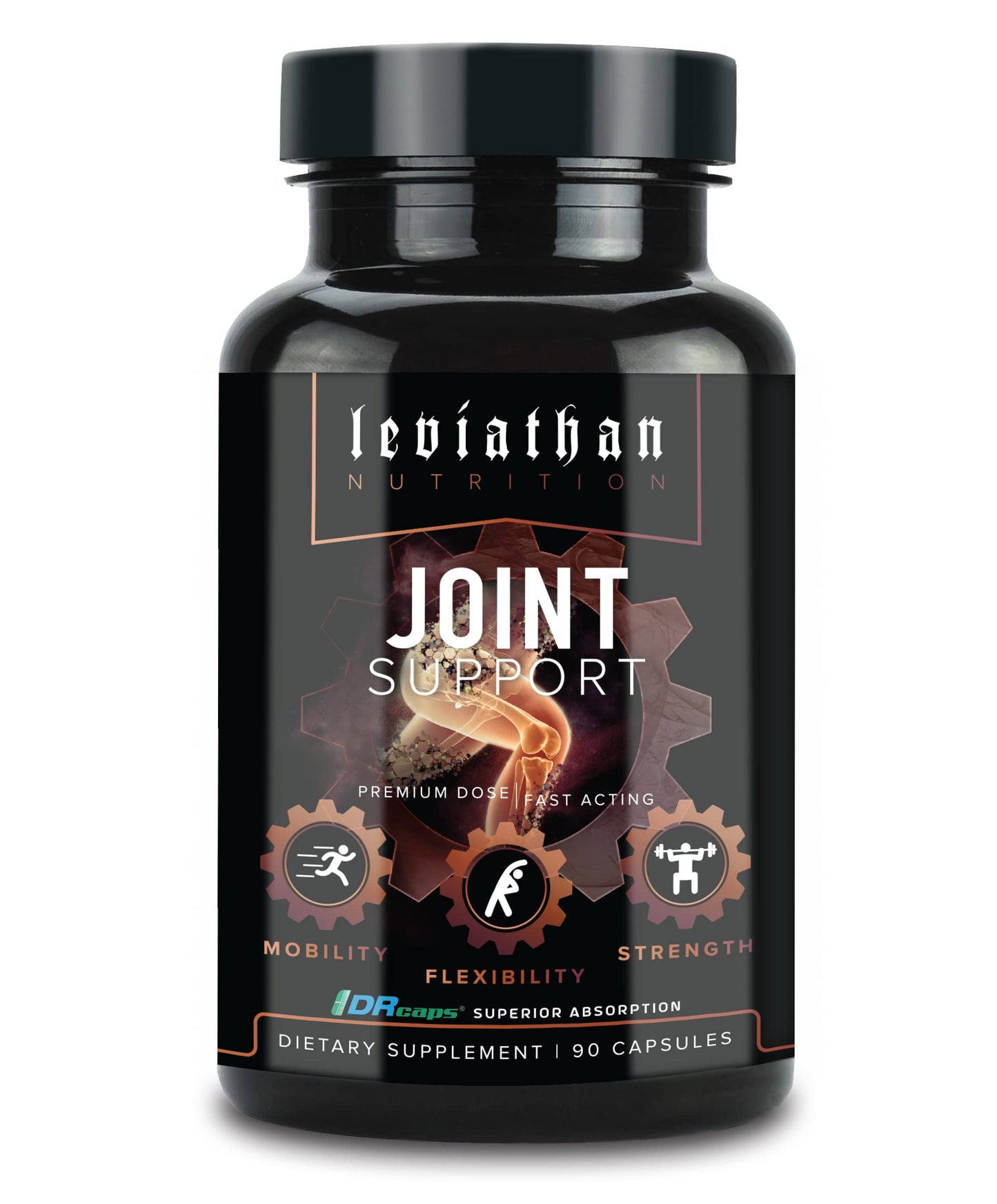 Leviathan Nutrition Joint Support | Helps Repair & Restore Joints for Comfort Mobility, Flexibility, Strength & Joint Health with Boswellia for Hands Back Knee and Joints for Men & Women - 90 Capsules Leviathan NutritionBuy Supplements Australia