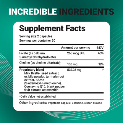 Dr. Berg Liver Cleanse Detox Capsules w/Unique Blend of Milk Thistle, Ox Bile & Folate - Liver Supplement Includes Turmeric, Black Pepper & Choline - 60 Capsules Dr. Berg NutritionalsBuy Supplements Australia