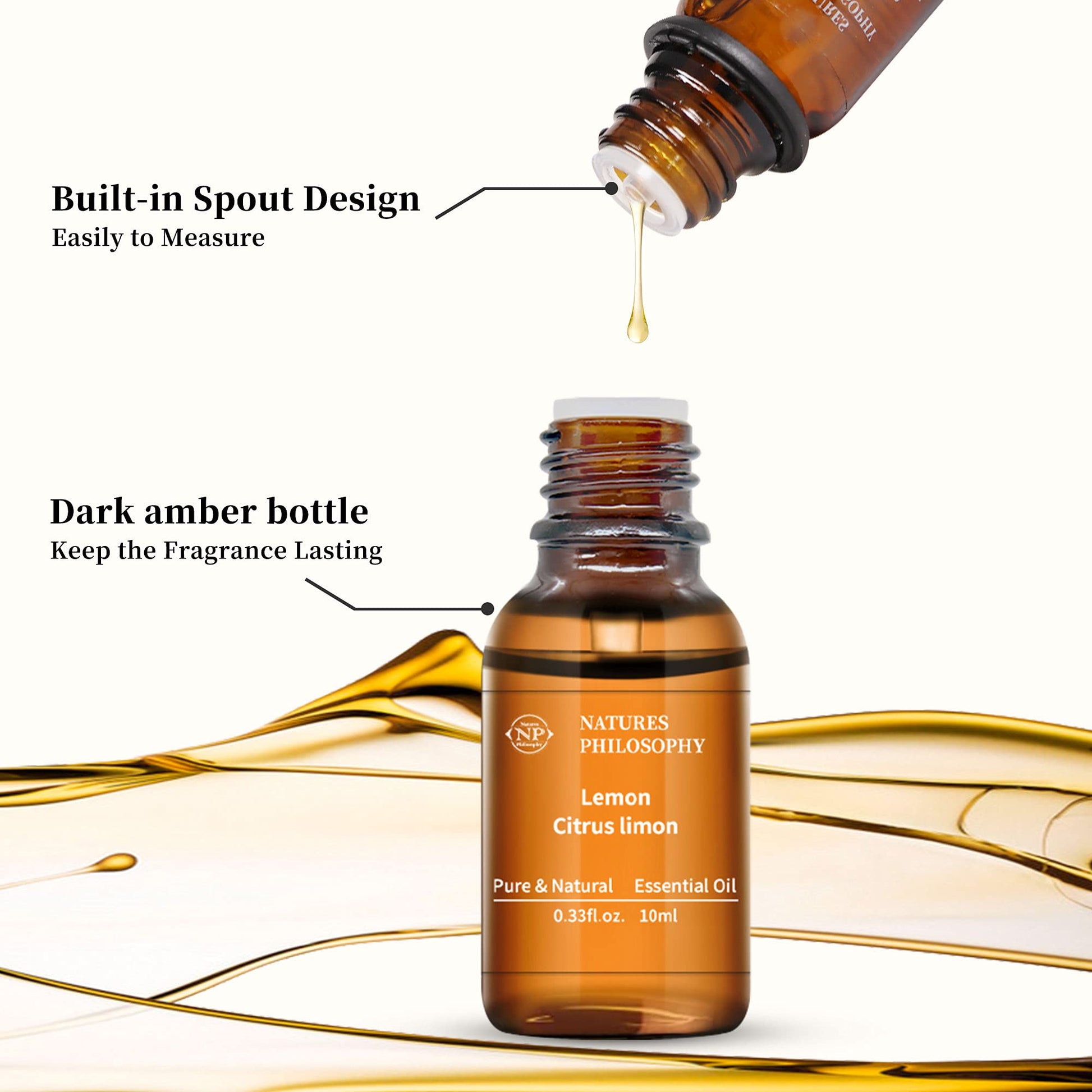 Lemon Essential Oil,100% Pure Organic Essential Oils for Aromatherapy, Diffuser, Massage, Soap Making NP NATURES PHILOSOPHYBuy Supplements Australia
