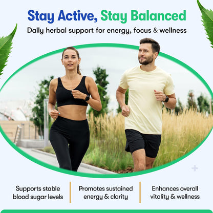 Zyzven Naturals Blood Sugar Support Supplement – 60 Vegan Capsules | Herbal Supplement with Moringa, Cinnamon, Ginger, Neem & Fenugreek | Plant-Based Wellness Supplement - Serving: 2 Capsules/Day Zyzven NaturalsBuy Supplements Australia
