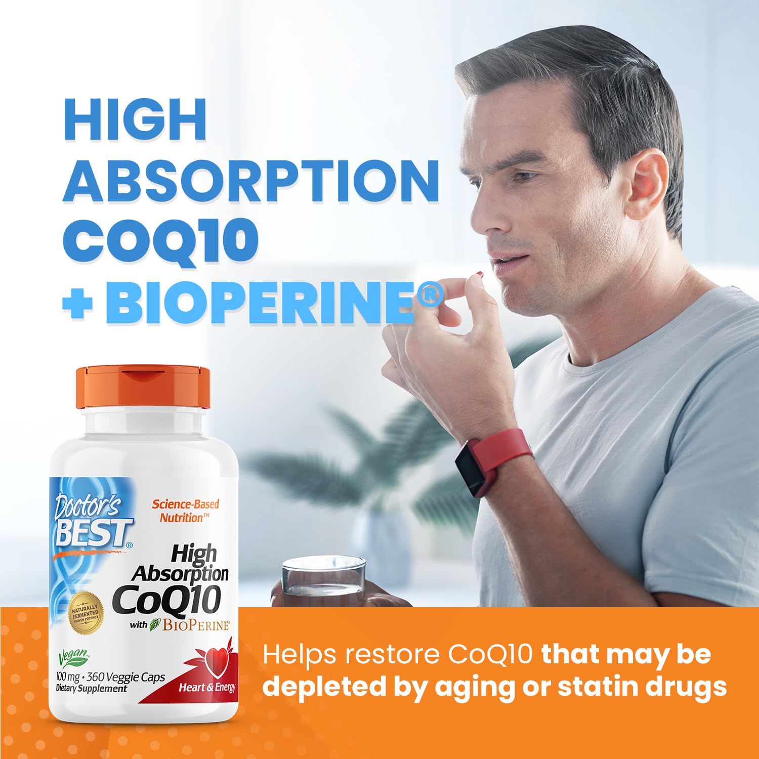 Doctor's Best High Absorption CoQ10 with BioPerine, Gluten Free, Naturally Fermented Doctor's BESTBuy Supplements Australia