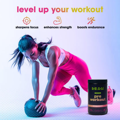 BEAM Be Amazing Vegan Stim Free Pre-Workout Powder | Energy Booster Powdered Drink BEAMBuy Supplements Australia