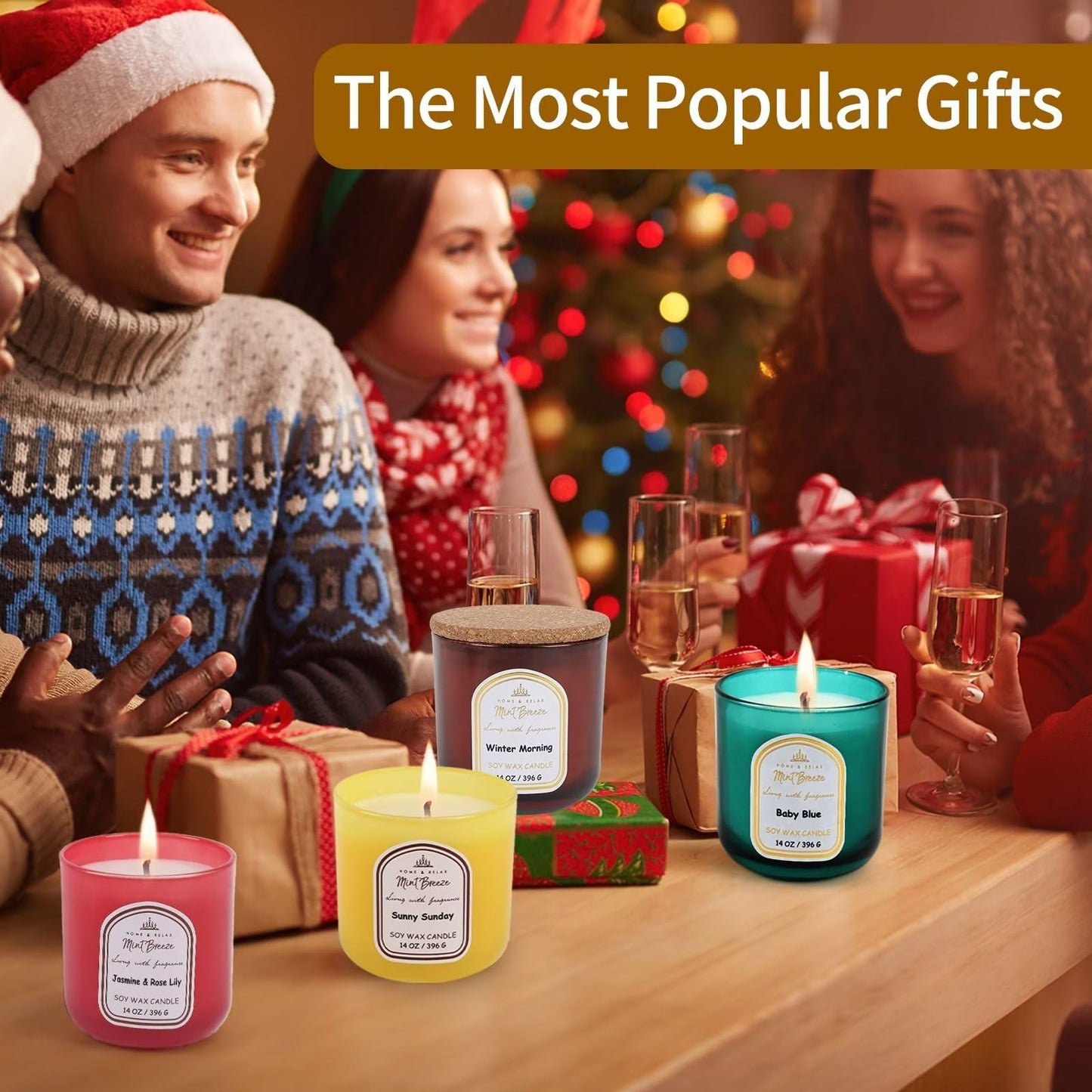 HOME & RELAX 14oz Scented Soy Wax Candle,Big Candle, More Than 80 Hours Long Lasting Burning time HOME & RELAXBuy Supplements Australia