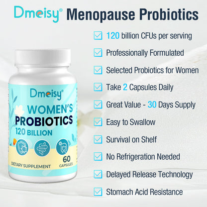 Dmeisy 120 Billion CFU Probiotic - Menopause Support Probiotics for Women, Natural Menopause DmeisyBuy Supplements Australia