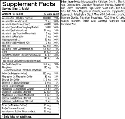 Geritol Complete Tablets, 100 Count (Pack of 3) Geritol
