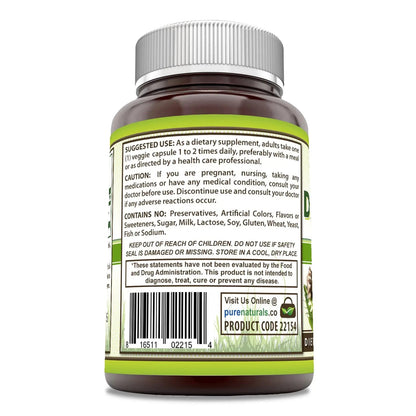 Pure Naturals Dandelion Root 520 mg Per Serving 120 Veggie Capsules Supplement | Non-GMO | Gluten Free | Made in USA Pure NaturalsBuy Supplements Australia