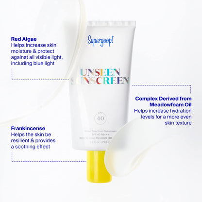 Supergoop! Unseen Sunscreen - SPF 40-1.7 fl oz - Invisible, Broad Spectrum Face Supergoop!Buy Supplements Australia