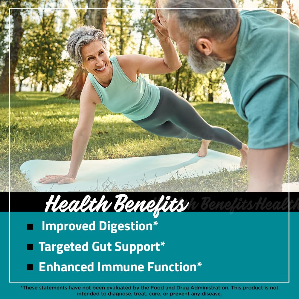 FarmHaven 60 Billion CFU Probiotic - 8 Probiotic Strains - Prebiotics & Postbiotics - Supports Digestive & Immune Health - Delayed Release - Shelf Stable -