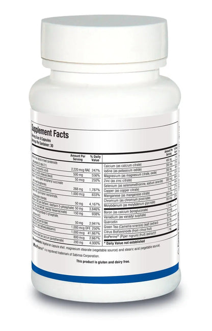 Biotics Research Pro Multi Plus Daily Complete Multivitamin for Men 180 Capsules BIOTICS RESEARCH