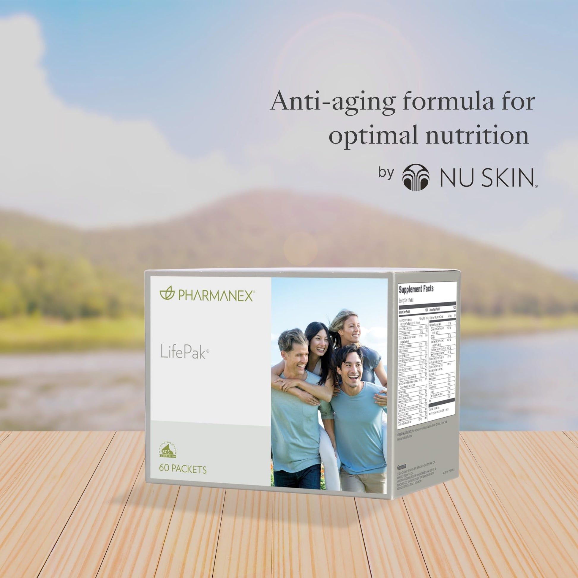 Pharmanex Nu Skin LifePak Advanced Nutritional Supplement for Adults | 60 Daily Packets | Aging, Digestive, and Gut Health Formula with Essential Vitamins, Minerals, and Phytonutrients PharmanexBuy Supplements Australia