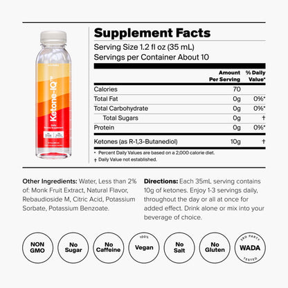 H.V.M.N. Ketone IQ - Get Your Fuel from Ketones. No Sugar, No Salt, No Caffeine. 30 Servings H.V.M.N.Buy Supplements Australia