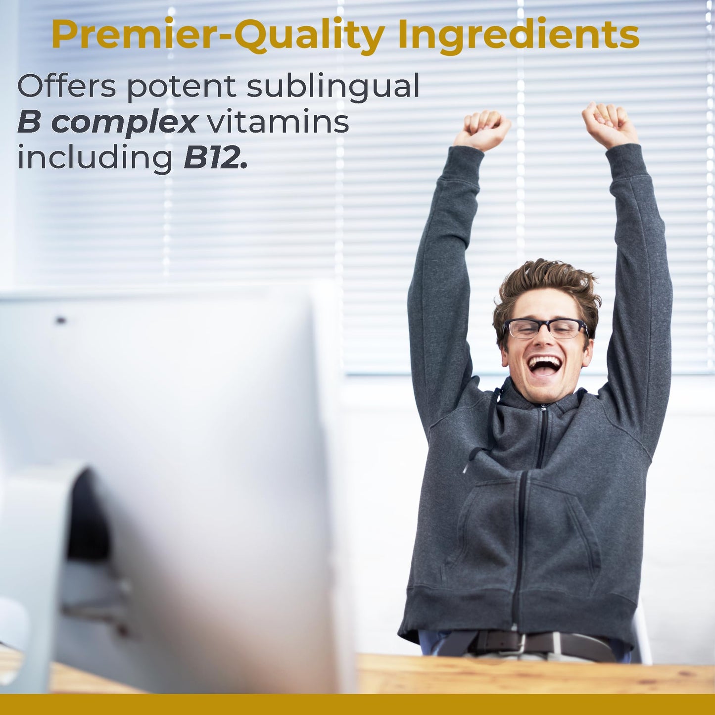 Premier Research Labs Max B-ND Liquid Vitamin - B-Complex for Liver & Brain Health - Sublingual Drops for Energy, Immune & Adrenal Support - 2 fl oz - Thiamin, B12, B6 & More - for Men, Women Premier Research LabsBuy Supplements Australia