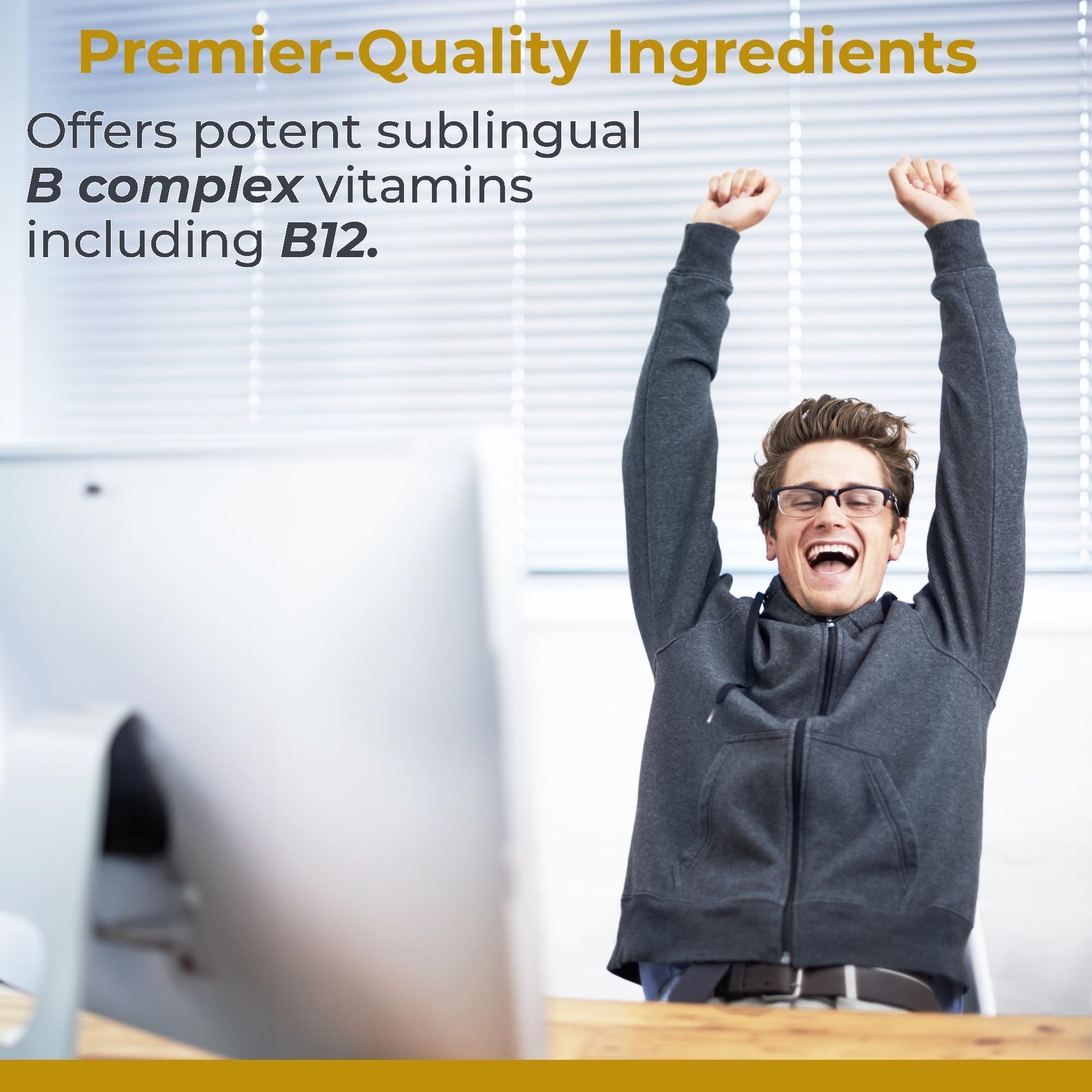 Premier Research Labs Max B-ND Liquid Vitamin - B-Complex for Liver & Brain Health - Sublingual Drops for Energy, Immune & Adrenal Support - 2 fl oz - Thiamin, B12, B6 & More - for Men, Women Premier Research LabsBuy Supplements Australia