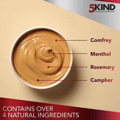 Natural Joint & Musccle Therapy Gel 10.1 Fl Oz- Calendula Cream with Camphor, Comfrey & Menthol - High Strength Revitalising Muscle Rub- Joint Gel for Muscles, Back, Knees, Neck & Shoulders 5Kind 5kind clinical skincareBuy Supplements Australia