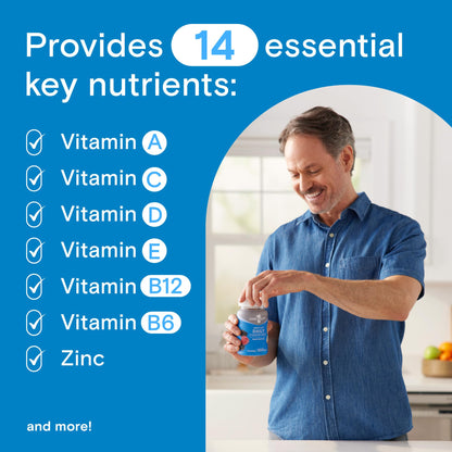 One A Day Men’s 50+ Daily Essentials Multivitamin Gummies, Multivitamin for Men Over 50, Fruit Medley Flavor, 120 Gummies ONE A DAYBuy Supplements Australia
