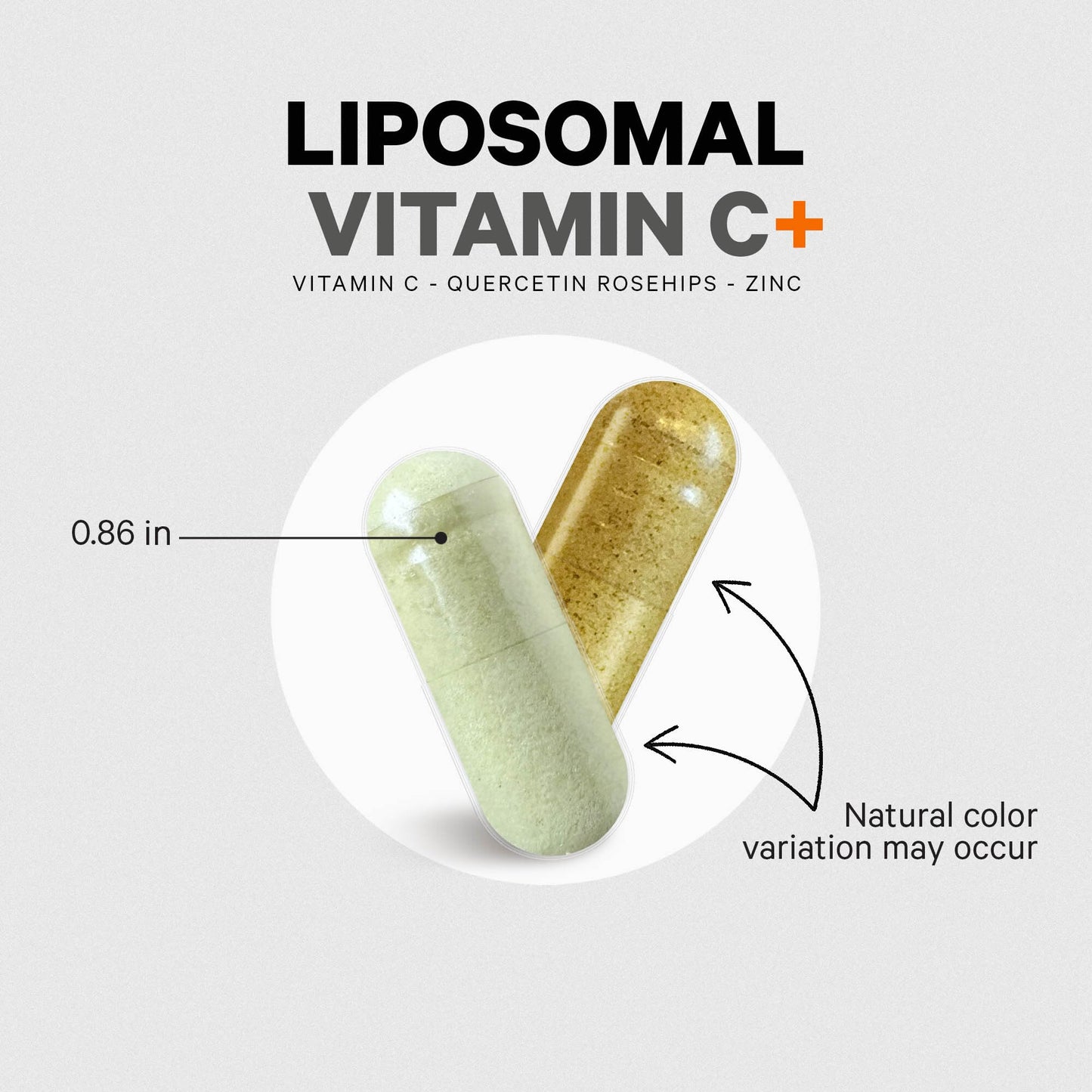 Codeage Liposomal Vitamin C 1500mg with Zinc, Elderberry, Citrus Bioflavonoids Grapefruit, Lemon, Orange Powder, Quercetin & Rose Hips Fruit – Vegan Supplement - Non-GMO, Vegan Pills, 180 Capsules CodeageBuy Supplements Australia
