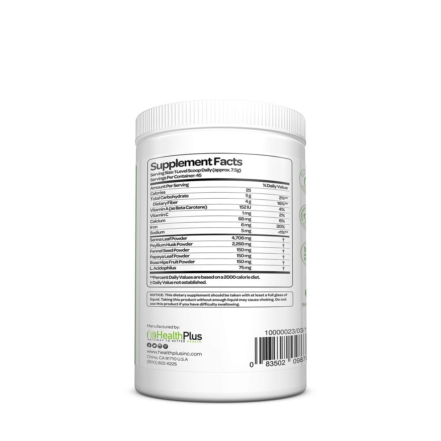 Health Plus Super Colon Cleanse: 10-Day Cleanse -Detox | More than 1 Cleanse, 12 Ounces Health PlusBuy Supplements Australia