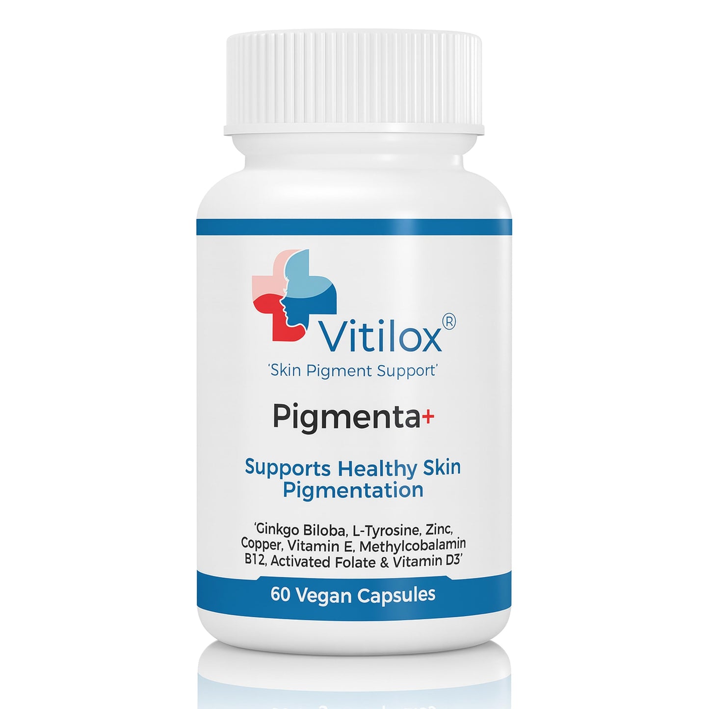 Vitilox Pigmenta+ Advanced, Skin Tone Support Supplement – 60 Tablets | 2 Months | Natural Vitiligo Skin Pigmentation Support | Reduce White Body Spots VitiloxBuy Supplements Australia