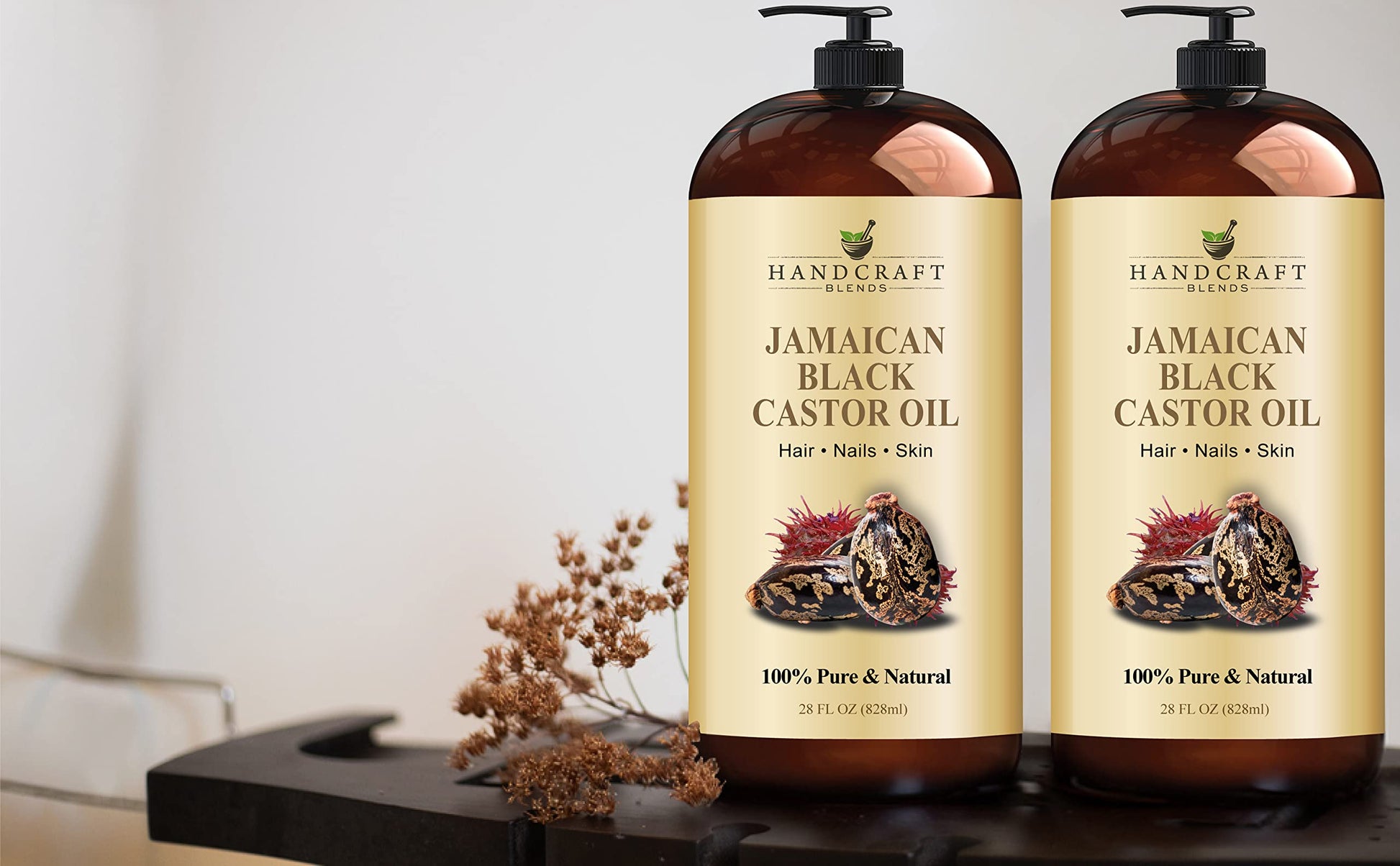 Handcraft Blends Jamaican Black Castor Oil for Hair Growth, Eyelashes and Eyebrows Handcraft BlendsBuy Supplements Australia