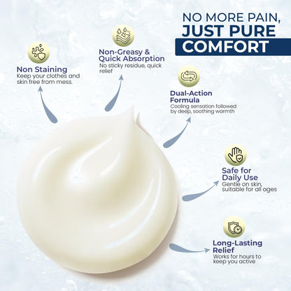 Sombra Original Cool Therapy Gel Cold Pain Relief for Swelling, Growing Pains, Soreness, Post-Workout, Vegan Formula Free of Artificial Fragrances, Dyes, NSAID, Wax, Petroleum, Alcohol - 4oz Jar SombraBuy Supplements Australia