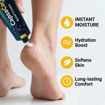 CapsaCare Neuropathy Relief Cream - with Capsaicin & Arnica, Menthol for Muscle & Joint Comfort, Fast Absorbing Formula for Feet, Hands, Legs, and Waist (2Pcs) MCArthurBuy Supplements Australia