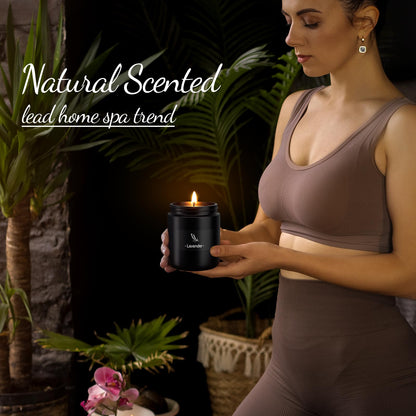 2 Pack Scented Candles for Home Scented, Strong Fragranced Aromatherapy Candles - 6 Oz TranquilBlissBuy Supplements Australia