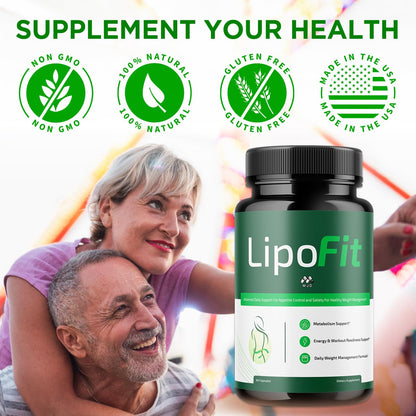 (5 Pack) Lipo Fit Capsules, Official Lipo Fit Pills with All Natural Ingredients, Advanced Overall Health & Wellness Vitamin Supplement Formula for Maximum Strength Multivitamin Support (300 Capsules) MJOBuy Supplements Australia