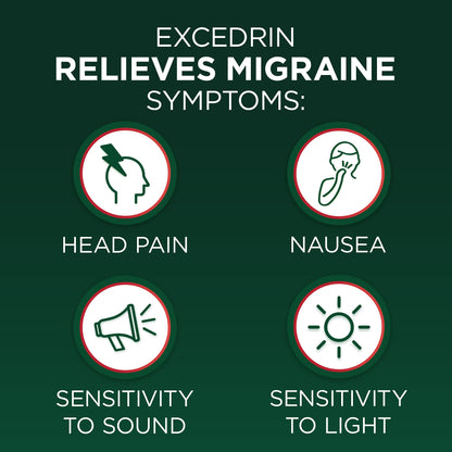 Excedrin Migraine Relief Caplets to Alleviate Migraine Symptoms - 200 Count ExcedrinBuy Supplements Australia