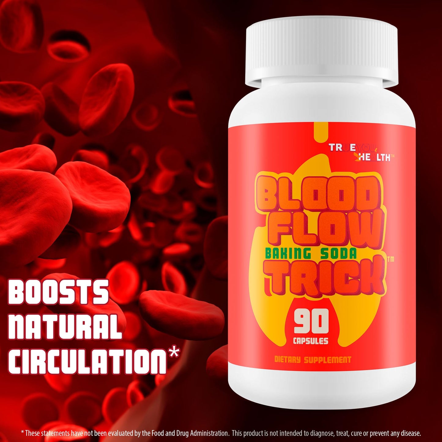 Baking Soda Trick for Men - Our Best Blood Flow Pills - Male Circulation Supplement for Advanced Blood Flow Care - Natural Circulation Supplements - Blood Circulation Supplements for Men True You HealthBuy Supplements Australia