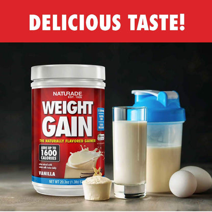 Naturade Weight Gain Instant Nutrition Drink Mix, Vanilla ,20.3 Ounce NaturadeBuy Supplements Australia