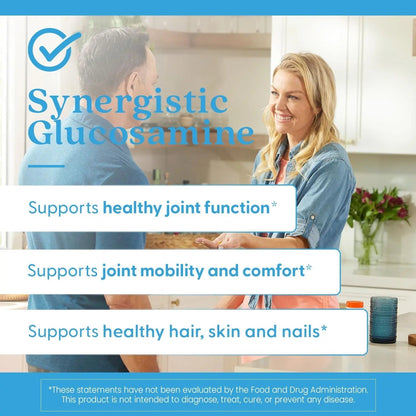 Doctors Best Synergistic Glucosamine MSM Formula, Joint Support, Non-GMO, Gluten Free, Soy Free 180 Capsules Doctor's BESTBuy Supplements Australia
