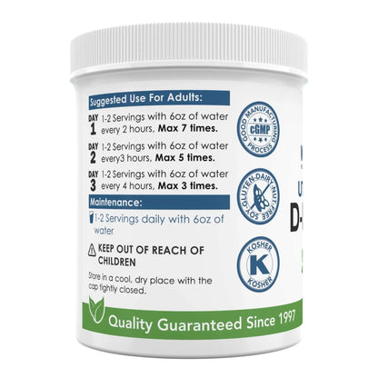Now New UTI-Slip D Mannose Non GMO Organic Source Powder 65g jar WellnessPartnersBuy Supplements Australia
