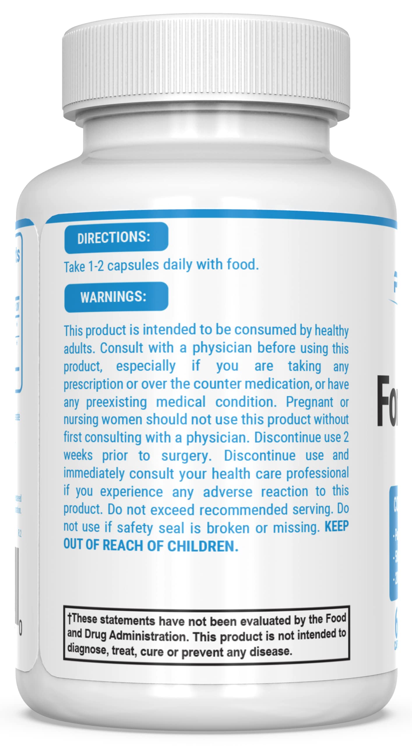 PEScience Forskolin-95+ Capsules, 95% Pure Forskolin from Coleus Forskohlii Extract with Hemerocallis Fulva Extract, Patented ForsLean, 50mg, 60 Count PEScienceBuy Supplements Australia