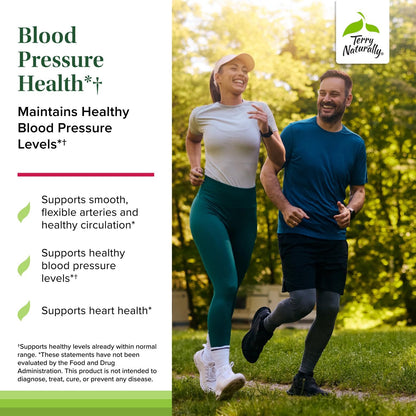 Terry Naturally Blood Pressure Health - Healthy Blood Flow & Circulation Support Supplement - Heart Health Supplement with Antioxidants - Cardiovascular Support - 60 Capsules Terry NaturallyBuy Supplements Australia