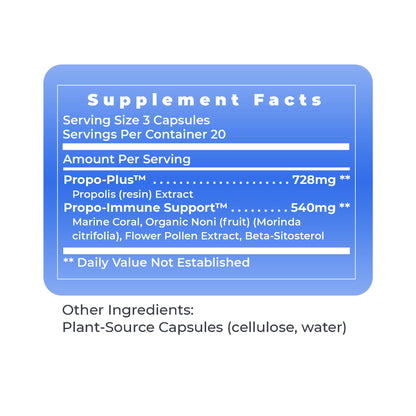 Premier Research Labs Propolis Immune - Bee Propolis Capsules, Bee Pollen Supplement, Propolis Extract Pills for Women & Men, Promotes Immune Health - 60 Vegetarian Capsules Premier Research LabsBuy Supplements Australia