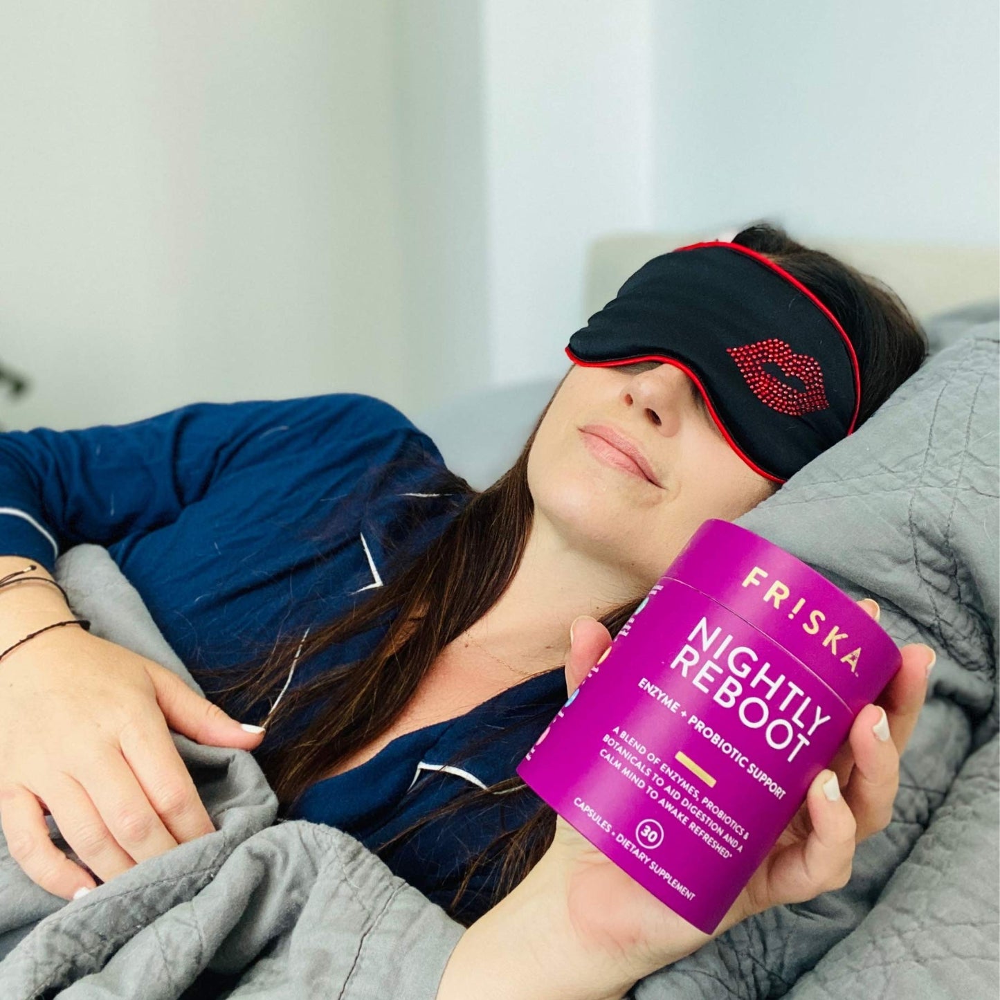FRISKA Nightly Reboot Enzyme and Probiotics Supplement, Promotes Better Digestion FR!SKABuy Supplements Australia