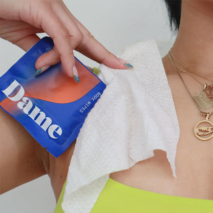 Dame Products Body Wipes - Cleansing and Nourishing - pH-Balanced Formulated with Aloe Dame ProductsBuy Supplements Australia