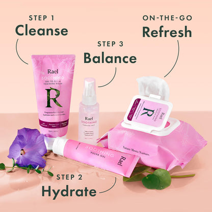 Rael Feminine Wash, Soothing Gel to Foam Wash - pH Balance Feminine Wash for Women, Intimate Wash RaelBuy Supplements Australia