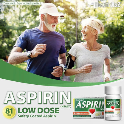 HealthA2Z Aspirin 81mg Low Strength | Enteric Coated | 24 Packs of 40 Counts (960 Tablets Total) | Value Package HealthA2ZBuy Supplements Australia