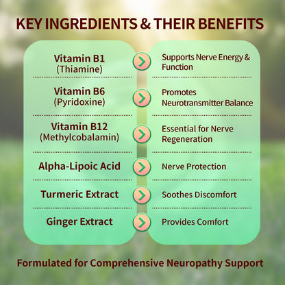 Sugar Free Neuropathy Support Gummies for Nerve – Enhanced Nerve Health, Regeneration, Cognitive Support with Vitamin B1, B6, B12, Magnesium, ALA, Turmeric, CoQ10 & More WarmbioderBuy Supplements Australia