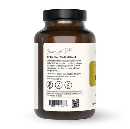 The Wellness Company Ultimate Spike Detox – Dr. McCullough Designed - 3-in-1 Nattokinase, Turmeric, & Bromelain Extra Strength