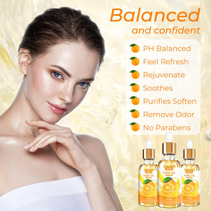 BASSI 2PCS Yoni Oil Organic Feminine Oil Vaginal Moisturizer - Ph Balance for Women - Feminine Deodorant BASSIBuy Supplements Australia