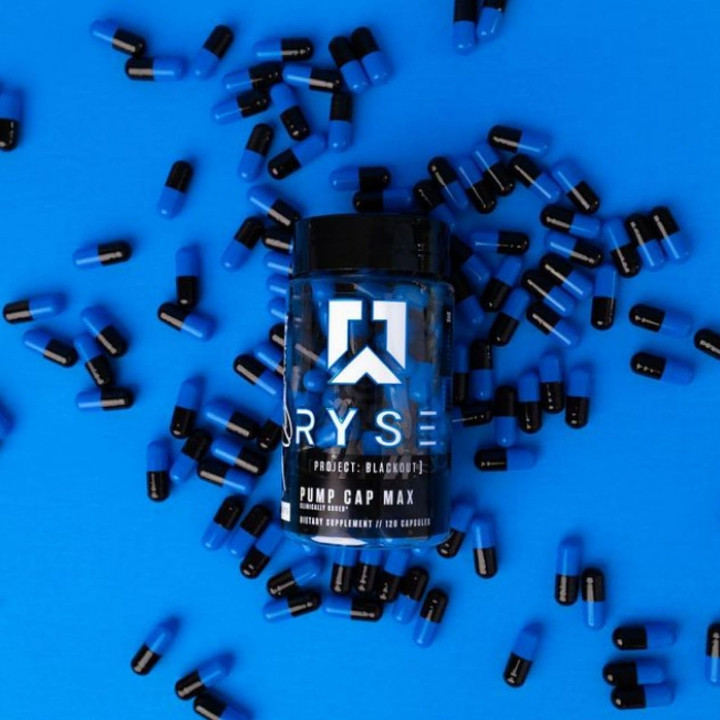 RYSE Up Supplements Project Blackout Pump Cap Max | Stimulant Free Pump Formula RYSE Up SupplementsBuy Supplements Australia