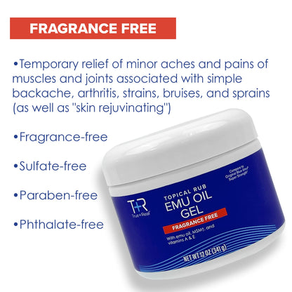True+Real Emu Oil Gel, 12 oz True+RealBuy Supplements Australia